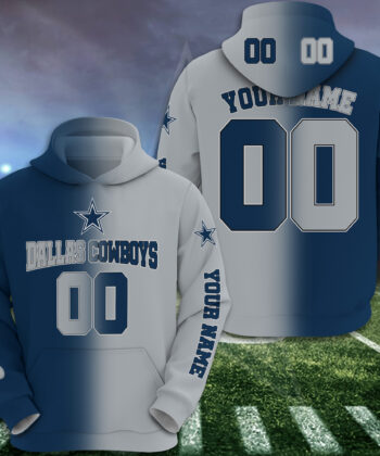 Dallas Cowboys Hoodie Custom Your Name And Number, Football Team Hoodie, FootBall Fan Gifts EHIVM-52620