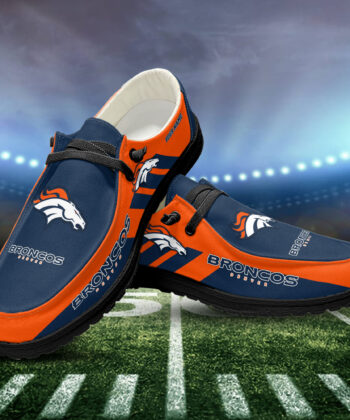 Denver Broncos H-D Shoes Custom Your Name, White H-Ds, Black H-Ds, Sport Shoes For Fan, Fan Gifts EHIVM-52501