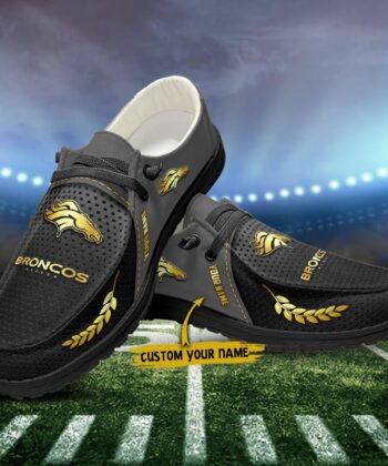 Denver Broncos H-D Shoes Custom Your Name, White H-Ds, Black H-Ds, Sport Shoes For Fan, Fan Gifts EHIVM-52589