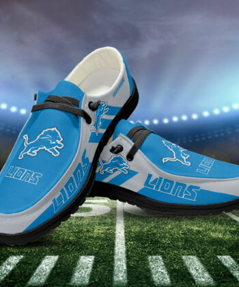 Detroit Lions H-D Shoes Custom Your Name, White H-Ds, Black H-Ds, Sport Shoes For Fan, Fan Gifts EHIVM-52501