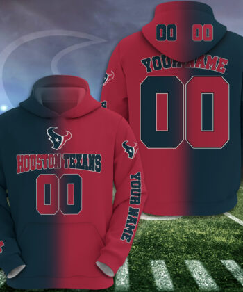 Houston Texans Hoodie Custom Your Name And Number, Football Team Hoodie, FootBall Fan Gifts EHIVM-52620