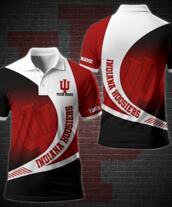 Indiana Hoosiers Team Polo Shirt Custom Your Name, Sport Polo, Summer Shirt, Summer Sport Gifts ETRG-51256