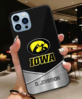 Iowa Hawkeyes Team Phone Case Custom Your Name, Sport Phone Case, Sport Accessories, Sport Gifts ETRG-51255