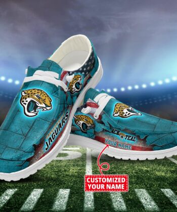 Jacksonville Jaguars H-D Shoes Custom Name New Arrivals T1610H52627