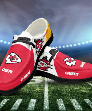 Kansas City Chiefs H-D Shoes Custom Your Name, White H-Ds, Black H-Ds, Sport Shoes For Fan, Fan Gifts EHIVM-52515