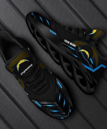 Los Angeles Chargers Max Soul Shoes, Gifts For Fan, Gifts For Dad, Custom Your Name, Custom Gifts ETRG-43331