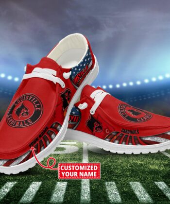 Louisville Cardinals H-D Shoes Custom Name New Arrivals T1610H52648