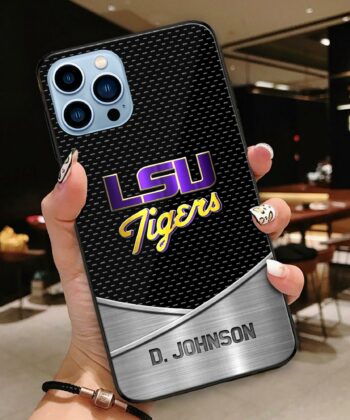 LSU Tigers Team Phone Case Custom Your Name, Sport Phone Case, Sport Accessories, Sport Gifts ETRG-51255