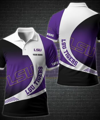 LSU Tigers Team Polo Shirt Custom Your Name, Sport Polo, Summer Shirt, Summer Sport Gifts ETRG-51256
