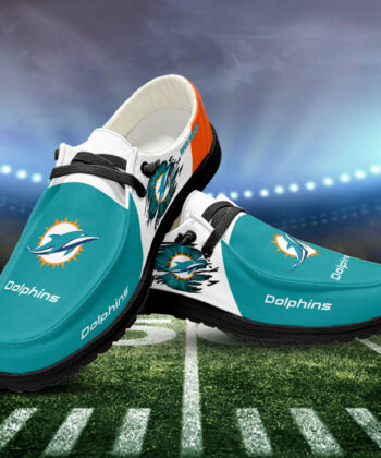 Miami Dolphins H-D Shoes Custom Your Name, White H-Ds, Black H-Ds, Sport Shoes For Fan, Fan Gifts EHIVM-52515