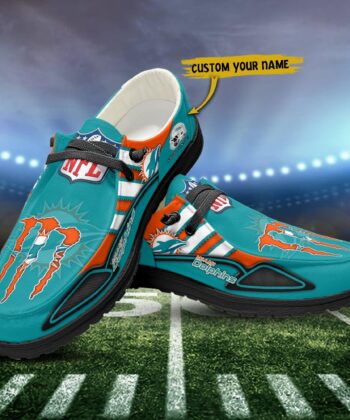 Miami Dolphins H-D Shoes Custom Your Name, White H-Ds, Black H-Ds, Sport Shoes For Fan, Fan Gifts EHIVM-52530