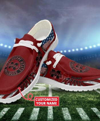Mississippi State Bulldogs H-D Shoes Custom Name New Arrivals T1610H52648