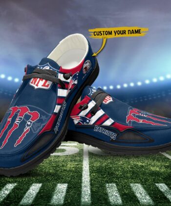 New England Patriots H-D Shoes Custom Your Name, White H-Ds, Black H-Ds, Sport Shoes For Fan, Fan Gifts EHIVM-52530