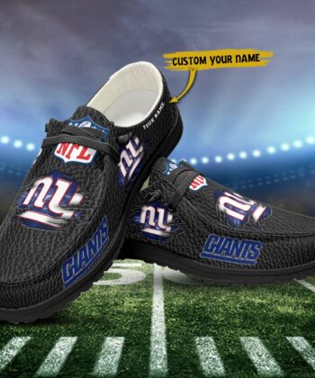 New York Giants H-D Shoes Custom Your Name, White H-Ds, Black H-Ds, Sport Shoes For Fan , Fan Gifts ETRG-52072