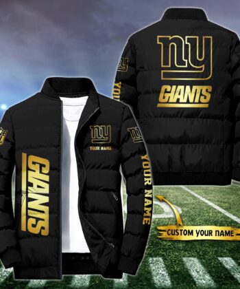 New York Giants Puffer Jacket Custom Your Name, Football Team Jacket, FootBall Fan Gifts ETRG-52613