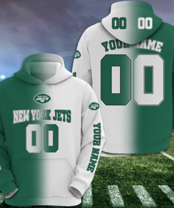 New York Jets Hoodie Custom Your Name And Number, Football Team Hoodie, FootBall Fan Gifts EHIVM-52620