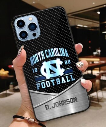 North Carolina Tar heels Phonecase Personalized Your Name, Sport Phonecase Accessory, Sport Phonecase For Fan, Fan Gifts EHIVM-52263