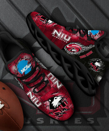 Northern Illinois Huskies Black Max Soul Shoes, White Max Soul Shoes Custom Your Name, Sports Gift For Fan EHIVM-52879