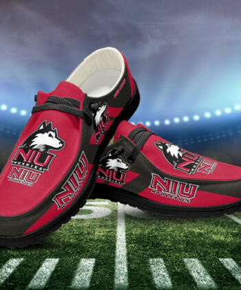 Northern Illinois Huskies H-D Shoes Custom Your Name, White H-Ds, Black H-Ds, Sport Shoes For Fan, Fan Gifts EHIVM-52585