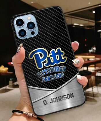 Pittsburgh Panthers Team Phone Case Custom Your Name, Sport Phone Case, Sport Accessories, Sport Gifts ETRG-51255
