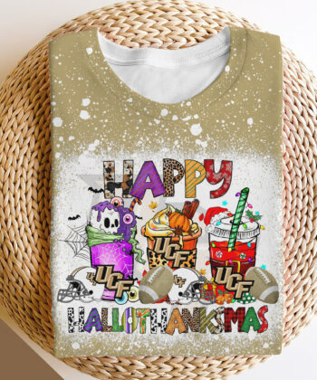 UCF Knights Bleached Sweatshirt, Tshirt, Hoodie,  Sport Shirts, Happy Hallothanksmas, Sport Shirts For Fan EHIVM-52152