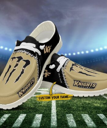UCF Knights H-D Shoes Custom Your Name, Football Team And Monster Paws H-D, Football Shoes, Fan Gifts ETRG-52576