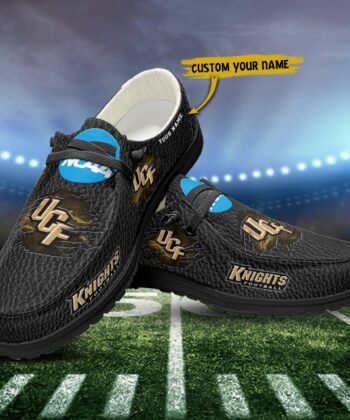 UCF Knights H-D Shoes Custom Your Name, White H-D, Black H-D, Sport Shoes For Fan, Gifts For Fan ETRG-52537