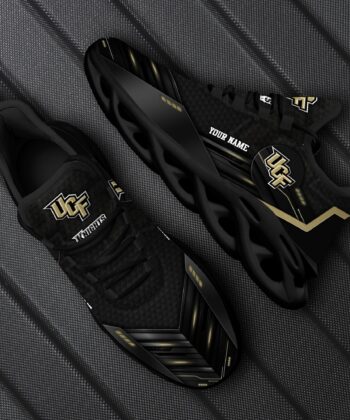 UCF Knights Team Black Max Soul Shoes Custom Your Name, Sport Sneakers, Fan Gifts, Gift For Sport Lovers ETRG-51363