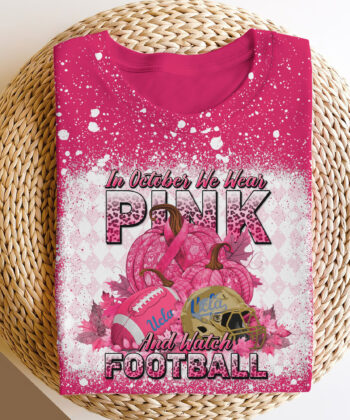 UCLA Bruins Bleached Sweatshirt, Tshirt, Hoodie, In October We Wear Pink And Watch Football, Cancer Awareness, Sport Shirts For Fan EHIVM-52076