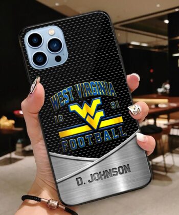 West Virginia Mountaineers Phonecase Personalized Your Name, Sport Phonecase Accessory, Sport Phonecase For Fan, Fan Gifts EHIVM-52263