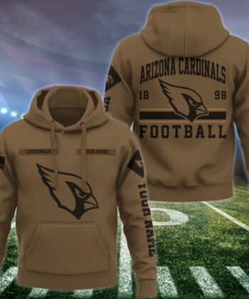 Arizona Cardinals Hoodie Custom Your Name, Football Team Hoodie, FootBall Fan Gifts EHIVM-53225