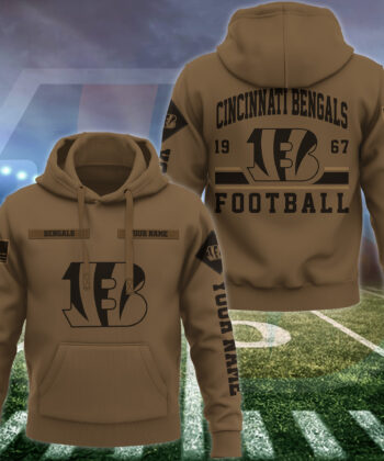 Cincinnati Bengals Hoodie Custom Your Name, Football Team Hoodie, FootBall Fan Gifts EHIVM-53225