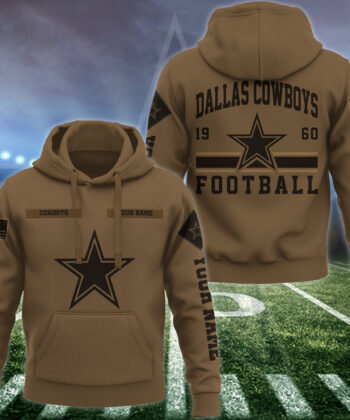 Dallas Cowboys Hoodie Custom Your Name, Football Team Hoodie, FootBall Fan Gifts EHIVM-53225