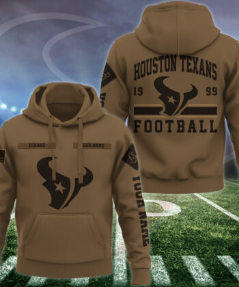 Houston Texans Hoodie Custom Your Name, Football Team Hoodie, FootBall Fan Gifts EHIVM-53225