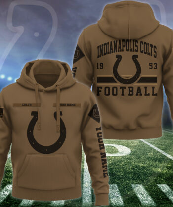 Indianapolis Colts Hoodie Custom Your Name, Football Team Hoodie, FootBall Fan Gifts EHIVM-53225