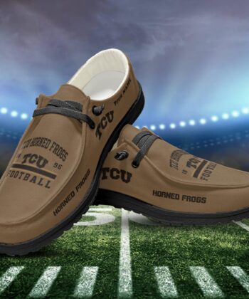 TCU Horned Frogs Team H-D Shoes Custom Your Name, Football Team Shoes For Fan, Sport Gifts ETRG-53325
