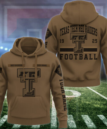 Texas Tech Red Raiders Hoodie Custom Your Name, Football Team Hoodie, FootBall Fan Gifts EHIVM-53246