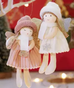 2024 New Year Gift Cute Christmas Angel Doll Xmas Tree Ornament Noel Deco Christmas Decoration for Home Natal Navidad 2023 Decor 1