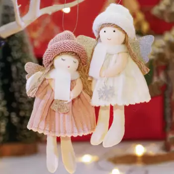 2024 New Year Gift Cute Christmas Angel Doll Xmas Tree Ornament Noel Deco Christmas Decoration for Home Natal Navidad 2023 Decor 1