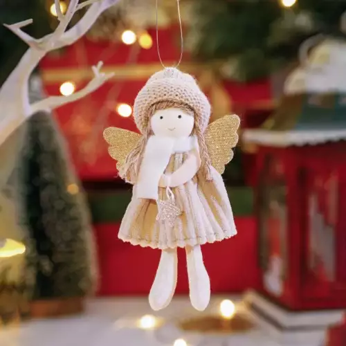 2024 New Year Gift Cute Christmas Angel Doll Xmas Tree Ornament Noel Deco Christmas Decoration for Home Natal Navidad 2023 Decor 5