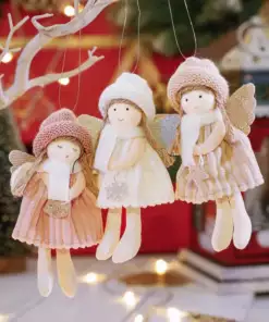 2024 New Year Gift Cute Christmas Angel Doll Xmas Tree Ornament Noel Deco Christmas Decoration for Home Natal Navidad 2023 Decor 2