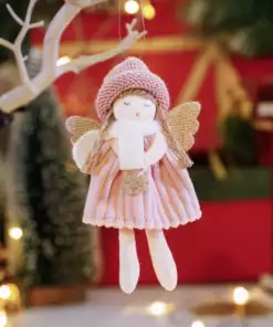 2024 New Year Gift Cute Christmas Angel Doll Xmas Tree Ornament Noel Deco Christmas Decoration for Home Natal Navidad 2023 Decor 4